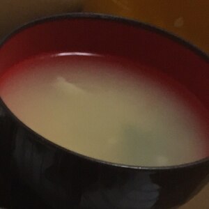 ナスたっぷりお味噌汁(´Д` )